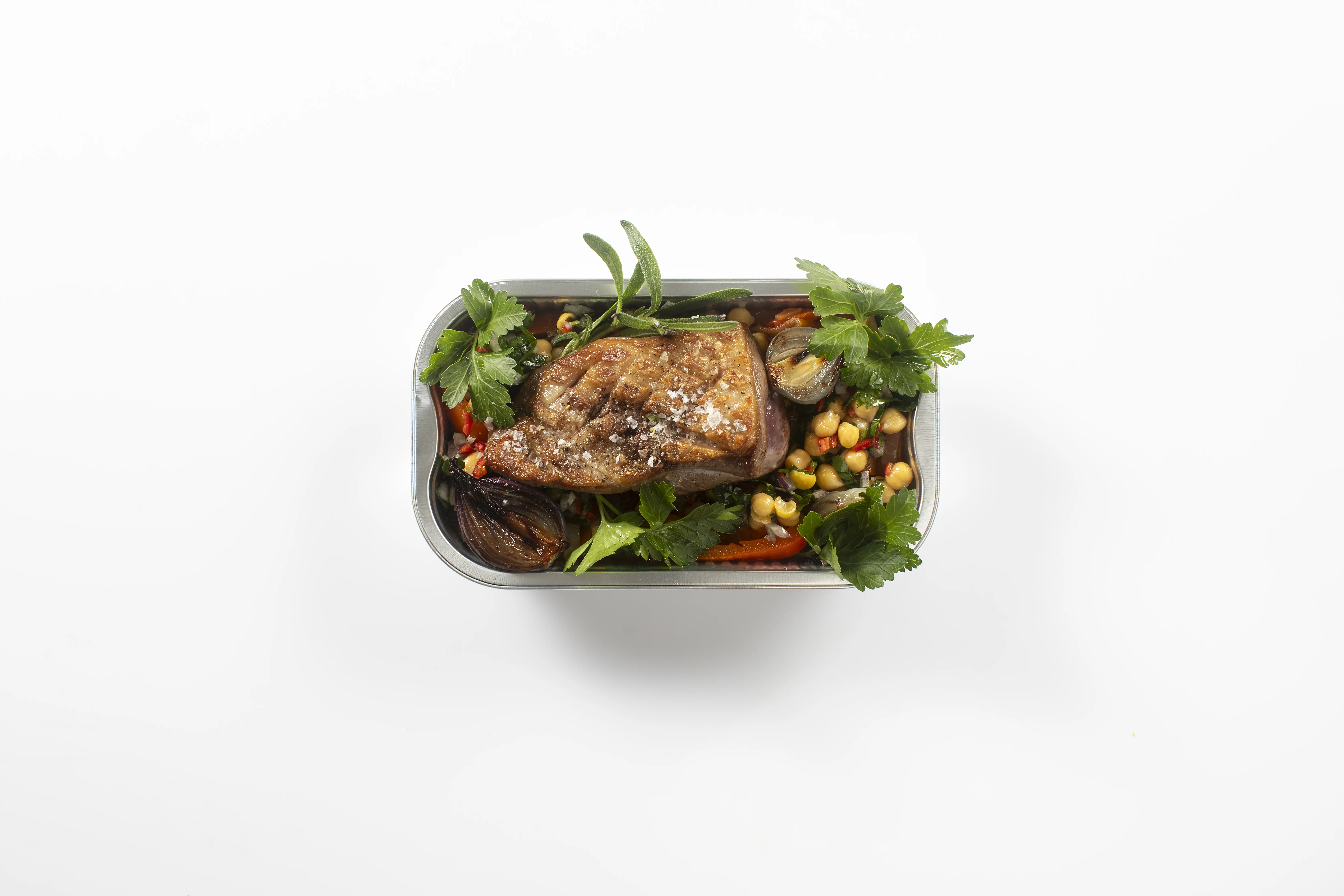 Lammeculotte Færdig Produkt I Alubakke